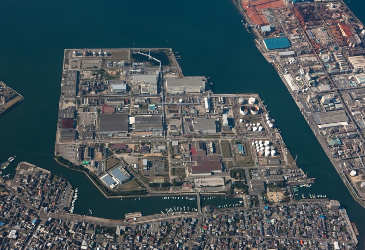 大江工場の外観