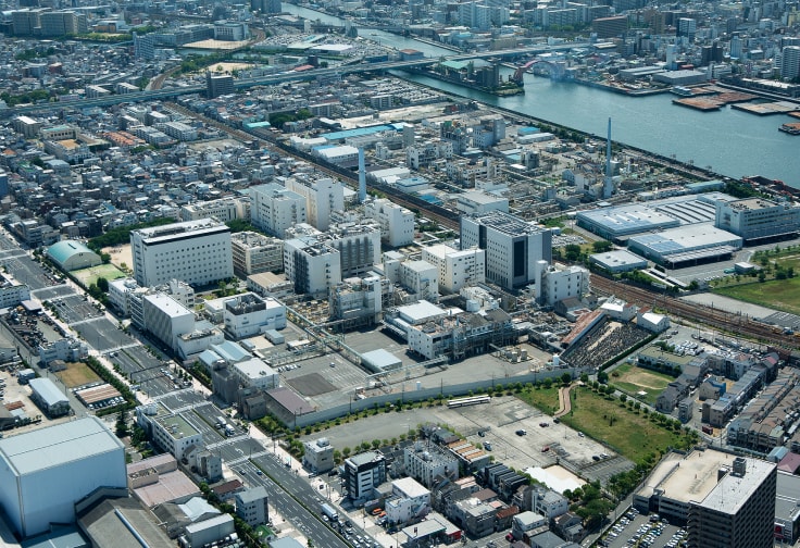 大阪工場の外観